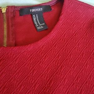 Forever 21 dark red T. Crop top